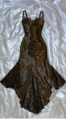 👑 Elegant Midnight Blue Prom Dress for Vegas Pool Party Party🌟 Delicate Lace Appliques Satin Evening Gown ED01319