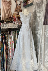 Simple A-Line Satin Long Prom Dress  ED01593