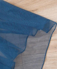 Teal Spaghetti Strap Chiffon Beaded Appliqué Long Prom Dress Evening Dress ED01656