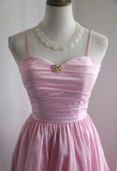 A-Line Spaghetti Strap Satin Long Wedding Dress Birthday Quinceanera Dress Prom Dress ED01712