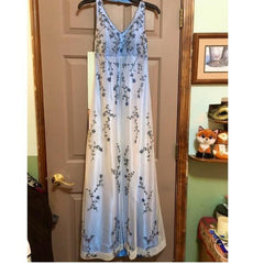 Vintage Gradient Purple Sheath Halter Neck Satin Prom Dress with Beaded Appliques ED01791