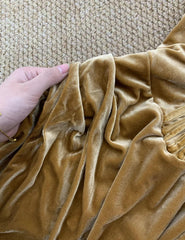 Elegant Mermaid Sweetheart Neck Velvet Long Prom Dress Strapless Formal Evening Gown ED01858