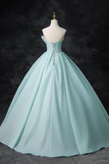 A-Line Strapless Formal Tulle Floor Length Evening Dress Off Shoulder Prom Dress