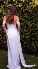 Aimishang Elegant Long Prom Dress Chiffon Convertible Gown Evening Dress Simple Party Dress