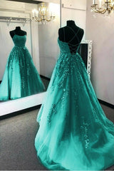 2024 Violet Purple Lace Long Prom Dresses A Line Evening Gown