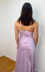 Aimishang Elegant Dresses Gowns Evening Dresses Spaghetti Straps Long Prom Dress Satin Formal Party Dress