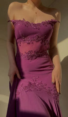 Aimishang Elegant Off The Shoulder Chiffon Long Prom Dress Vintage Evening Party Dress Formal Women's Dresses