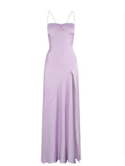 Aimishang Elegant Dresses Gowns Evening Dresses Spaghetti Straps Long Prom Dress Satin Formal Party Dress