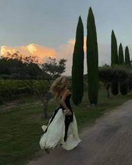 Aimishang Elegant Sleeveless Spaghetti Strap Maxi Dress Formal Dress Charming Evening Party Dress