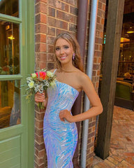 Wholesale Charming Mermaid One Shoulder Long Prom Dress  Elegant Evening Dress