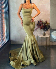 Wholesale Simple Mermaid Long Prom Dress Elegant Evening Dress Formal Dress