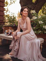 Gorgeous 2 Pieces Lace Appliques Beaded Wedding Dresses Aline Gowns Elegant