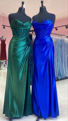 Sexy Sweetheart Neck Mermaid Long Prom Dresses P2241