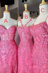 Mermaid Hot Lace Long Prom Dress, Long Hot Formal Graduation Evening Dress P2320