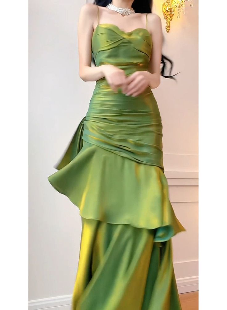 Modest Straps Sweetheart Long Evening Dress Party Dress Formal Dress Prom Dresses P2392