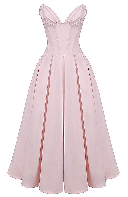 Simple A line Sweetheart Pink Satin Evening Party Dress Prom Dresses P2470