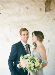 Stunning A-Line Off-the-Shoulder Long Chiffon Wedding Dresses with Split-Front