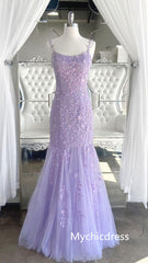 2024 Long Lace Mermaid Prom Dresses Champagne Evening Gown