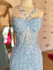 2024 Red Lace Prom Dresses Mermaid Sleeveless Formal Evening Dresses UK