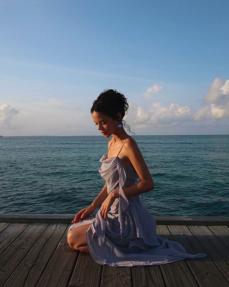 Classy Sheath Straps Long Party Dress Lilac Chiffon Prom Dresses SD2455