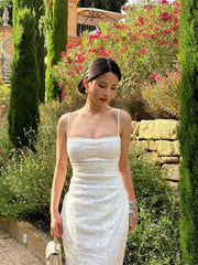 Pretty Mermaid Spaghetti Straps Long Lace Party Dresses Prom Dresses SD2461