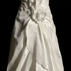 Classy A Line Halter Satin Ivory Long Wedding Dress Bridal Dresses SD2761