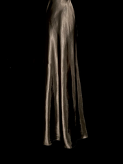 Retro Mermaid V Neckline Chiffon Brown Evening Dress Prom Dresses SD2914