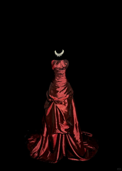 Aesthetic Ball Gown Strapless Burgundy Taffeta Prom Dress Ruffle Long Party Dress SD2942