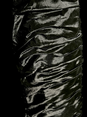 Vintage Sheath Off The Shoulder Silver Gray Sleeveless Long Prom Gown Fairy Prom Dresses SD2943