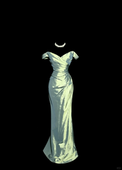 Vintage Mermaid Off The Shoulder Green Long Prom Gown Fairy Prom Dresses SD2945