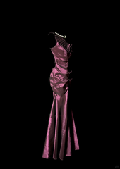 Vintage Mermaid One Shoulder Sleeveless Long Prom Gown Fairy Prom Dresses SD2962