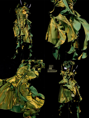 Retro High Low Irregular Spaghetti Straps Green Short Birthday Dresses Birthday Outfits With Train SD493