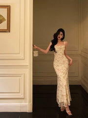 Gorgeous Sheath Spaghetti Straps Date Night Dress Floral Prom Dresses Birthday Outfit SD729