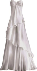 Sweetheart White Chiffon Prom Dress Long Party Dresses, AST894