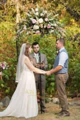 Princess V-neck Lace & Tulle Wedding Dresses