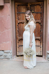 A-line/Princess Sweetheart Pregnant Wedding Dresses