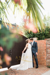 Illusion A-line/Princess Sleeveless Wedding Dresses