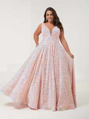 Aimishang Fashion Evening Dress Plus Size Velvet Sequin A-line Gown Prom Dresses