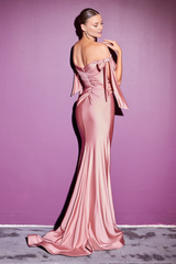 Aimishang Elegant Evening Dress Plus Size Off Shoulder Gown Long Prom Dresses
