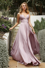 Aimishang Elegant Evening Dress Long Sweetheart Satin Dress Prom Dresses