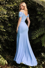 Aimishang Elegant Plus Size Dress Formal Fitted Cold Shoulder Gown by Cinderella Divine Formal Women's Dresses
