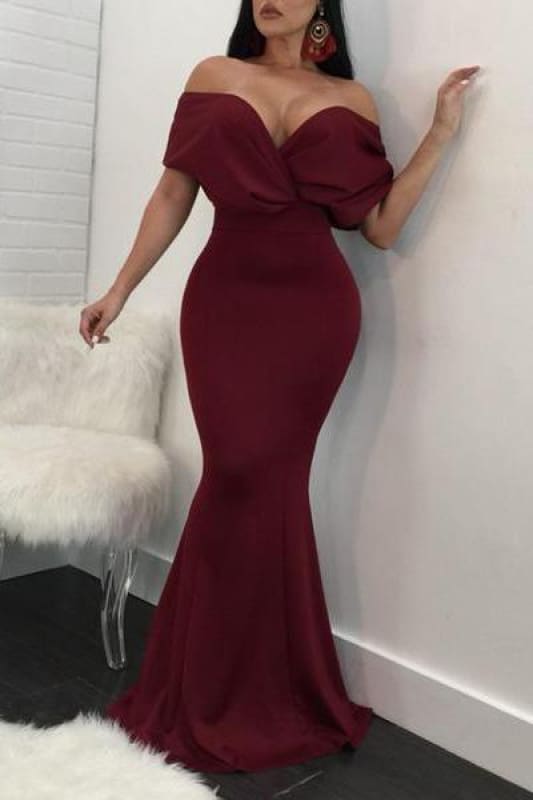 A| Bridelily Chic Sweetheart Long Formal Dress | 2020 Mermaid Prom Dress