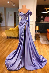 Amazing Long Sleeves Mermaid Slit evening Dress With Beads