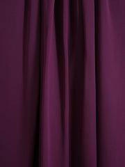 Chiffon Junior Flower Girl Dress with Sheath Column Straps and Ruched Natural Ankle Length
