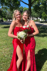 Blue Sparkly Sheath Corset Long Prom Dresses