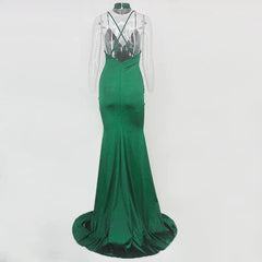 Elegant V-Neck Mermaid Prom Dresses Long Evening Gowns