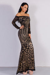 Glamorous Long Sleeve Mermaid Sequins Prom Dress for Your Evening Party