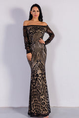 Glamorous Long Sleeve Mermaid Sequins Prom Dress for Your Evening Party