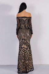 Glamorous Long Sleeve Mermaid Sequins Prom Dress for Your Evening Party