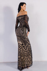 Glamorous Long Sleeve Mermaid Sequins Prom Dress for Your Evening Party